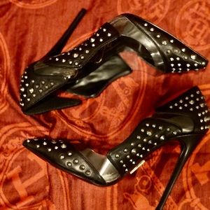 Lust for Life Studded & Vinyl High Heels -Size 8.5